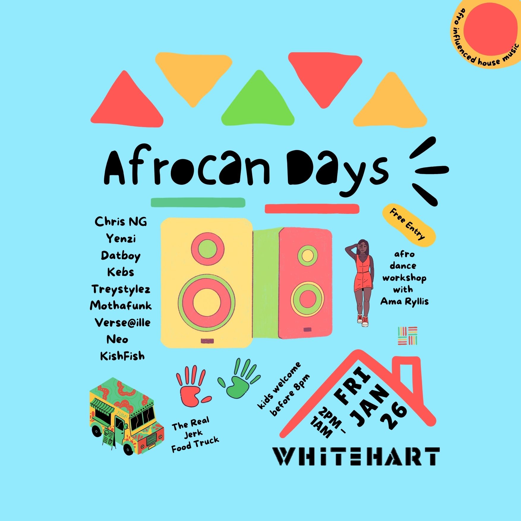 Afrocan Days Fri Jan 26 @ Whitehart